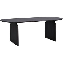 Eettafel Bella   mokka   75x180x100 cm