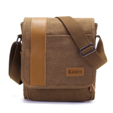 Ekphero® Men Canvas Vintage Classic Crossboby Bag Multifunctional Leisure Business Shoulder Bag