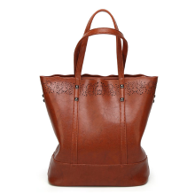 Ekphero Women Hollow Out Tote Handbags Vintage Shoulder Bags Capacity Shopping Crossbody Bags
