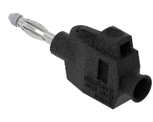 Electro PJP 1064 PRO CD1 N Banaanstekker Stekker, recht Stift Ø: 4 mm Zwart 1 stuk(s)