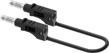 Electro PJP 2210/600V CD1 100N Meetsnoer Steekaansluiting 4 mm 100 cm Zwart 1 stuk(s)