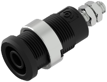 Electro PJP 3265 C CD1 N Veiligheids labconnector, female Zwart 1 stuk(s)