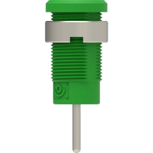 Electro PJP 3267 C CD1 V Veiligheids inbouwbus Stift Ø: 1.9 Mm Groen 1 stuk(s) Piece