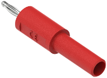 Electro PJP ADA204 CD1 R Laagspannings adapter   Rood 1 stuk(s)
