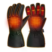 Elektrisch verwarmde handschoenen winter skiën verwarmde handschoenen warm waterdicht oplaadbare verwarmings thermische