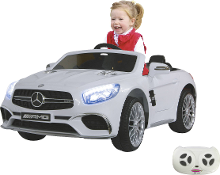 Elektrische Auto Jamara Mercedes Benz Ride On Mercedes Sl65 Wit