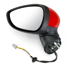 Elektrische Buitenspiegel Links Rood Gespoten voor Ford Fiesta Mk7 2008 2012