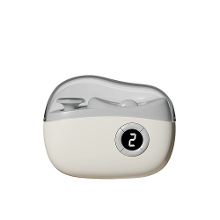 Elektrische Nagelknippers 2 in 1 USB Elektrische Automatische Polijstnageltrimmer LED Licht Babyverzorging 3 snelheids E