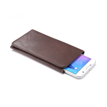 Elephant Texture Wallet Pouch Universal Open Portable Bag For Iphone 7 6s Samsung Xiaomi