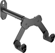 Elevar LBM 05 Muurhouder Aantal plaatsen: 1 Staal, PVC, Silicone Mat zwart
