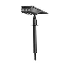Elfeland Zonne energie LED Tuinlamp Spotlight Muurmontage & Ingebouwd IP65 Waterdicht Buitentuinpadverlichting Landschap