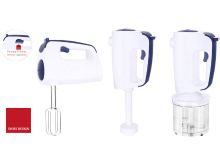 EMERIO HMS 113257.2 Handmixer 300 W Wit, Blauw