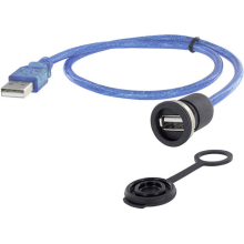 Encitech 1310 1002 02 USB 2.0 Type A Chassisbus, inbouw M16 1 stuk(s)