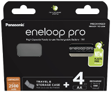 Eneloop eneloop pro HR06 +Box Oplaadbare AA batterij (penlite) NiMH 2500 mAh 1.2 V 4 stuk(s)