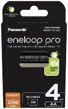 Eneloop eneloop pro HR06 Oplaadbare AA batterij (penlite) NiMH 2500 mAh 1.2 V 4 stuk(s)