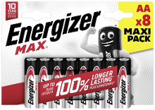 Energizer Max AA batterij (penlite) Alkaline 1.5 V 8 stuk(s)