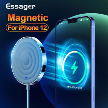 Essager 15W QI magnetische draadloze oplader snellaadpad voor iPhone 12 serie voor iPhone 12/12 Mini / 12 Pro Max voor S