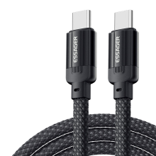 ESSAGER ES X55 100W/240W Type C naar Type C Magnetische Adsorptie Kabel Snelladen Gegevensoverdracht Koperen Kernlijn 1M