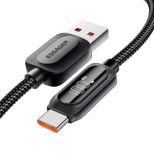ESSAGER ES X57 7A 100W USB A naar Type C Digitale Display Kabel QC Snelle Opladen Gegevensoverdracht Koperen Kern Draad