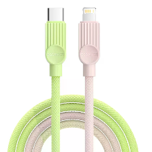 ESSAGER ES X73 3A 29W USB C naar iP Kabel PD Snelladen Gegevensoverdracht Tin geplateerde Koper Kernlijn 1M/2M Lang voor