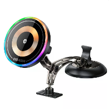 ESSAGER ES ZJ40 15W Magnetische Draadloze Autolader 360° Rotatie Metaal Dashboard Bevestiging voor Telefoon Sterke Magne