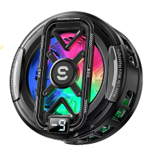 ESSAGER K51 Magnetische Digitale Display Telefoonkoeler Halfgeleider Koeling RGB Gaming Radiator 3snelheidsinstelbare St