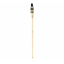 Esschert Design Bamboe tuinfakkel   90 cm   Tuin decoratie/tuinverlichting   Oliefakkels navulbaar