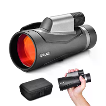 ESSLNB Monoculaire Telescope,10x56 ED Hoge Vermogen Monoculaire voor Volwassenen,Lichtgewicht Waterdichte Monoculaire me