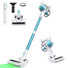 [EU Direct] MOOSOO S6 Draadloze Handstofzuiger 18 KPa Robotstofzuiger Type C Oplaadbaar Wasbaar HEPA met LED Verlichting