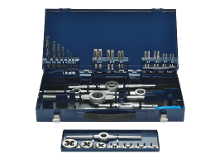 Eventus 10741 Schroefdraad reparatieset 35 delig HSS metrisch fijn Mf3, Mf4, Mf5, Mf6, Mf8, Mf10, Mf12