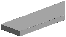 Evergreen Polystereen Rechthoekigprofiel (l x b x h) 350 x 1 x 1 mm 10 stuk(s)