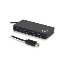Ewent Ew1135 4 Poorts Usb 3.1 Hub Met Type C Connector