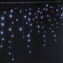 Feeric lights & Christmas Ijspegelverlichting   240 led lampjes   helder wit   400 cm  buiten   8 functies  batterij