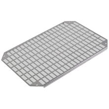 Fibox Mounting plate perforated (350x250x2mm 26x11mm) Galvanized steel,300x400x150/210 Montageplaat Geperforeerd Staal Verzinkt (l x b) 350 mm x 250 mm 1
