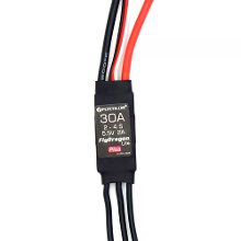 FLYCOLOR FlyDragon Lite Plus 30A 2 4S Dual Way Brushless ESC met 5.5V/2A BEC voor vaste vleugel RC vliegtuig