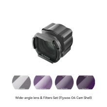 Flywoo O4 Groothoeklens 155° FOV Ultra Lichtgewicht 3.7G met UV ND8 ND16 ND32 Filter Set voor DJI O4 Lite FPV Race Drone