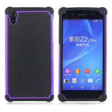 Football Grain Triad Shockproof Anti Throw Case For Sony Xperia Z2