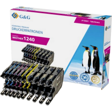 G&G Inktcartridge Compatibel Zwart, Cyaan, Magenta, Geel NP B 0075BK 1P750 10