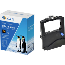 G&G Kleurtape RR OK 5590 BK S 1.6M Geschikt voor apparatuur (merk): OKI Zwart 1 stuk(s)