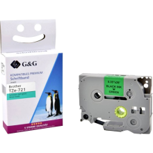 G&G Labeltape Tekstkleur: Zwart 8 m