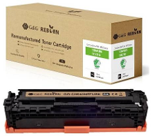 G&G Toner vervangt Canon, HP 125A, 128A, 131X, 716K, 731K Compatibel Zwart 2200 bladzijden Reborn remanufactured 21201
