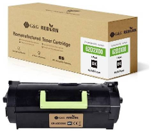 G&G Toner vervangt Lexmark 622X Compatibel Zwart 45000 bladzijden Reborn remanufactured 21317