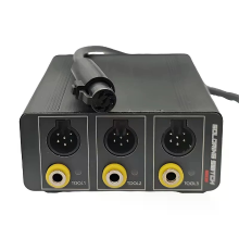 GEEBOON SW03 soldeerstation 3 kanaals schakelaar multi kanaal uitbreidingsstation met 3 werkstations voor TA305 TC22 JBC