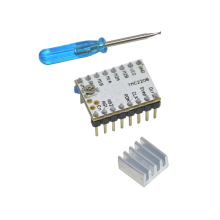 Geeetech® Ultrastilte TMC2208 stappenmotorbesturing + koellichaam + schroevendraaierpakket voor 3D printer