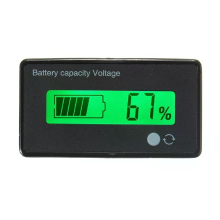 Geekcreit® 12V/24V/36V/48V 8 70V LCD Zuurlood Lithium Batterijcapaciteitsindicator Digitale voltmeter
