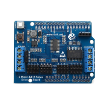 Geekcreit 2 kanaals motor + 16 kanaals servo uitbreidingskaart voor UNO Smart Car chassis robotarm