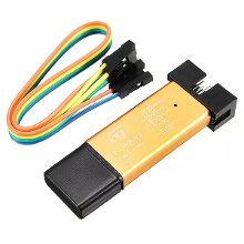 Geekcreit® 3.3V 5V XTW ST LINK V2 STM8 / STM32 Simulator Programmeur Downloader Debugger 500MA Smeltveiligheid Kortsluit
