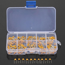 Geekcreit 5 x 300 stuks 10 waarden 50V 10pF tot 100nF Multilayer keramische condensator assortimentkit 150 stuks per waarde