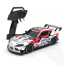Geeks X2201 RTR 1/22 2,4G 4WD Drift RC auto gyroscoop mini volledig proportioneel legering lichaam schelp LED licht afst