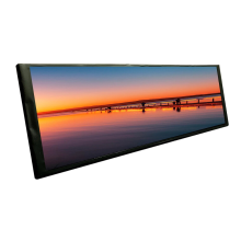 GeekTeches 7,9 inch IPS PC behuizing Secundair scherm 400x1280 TFT LCD temperatuurbewaking Ultrabrede uitgerekte balk Lange reclame
